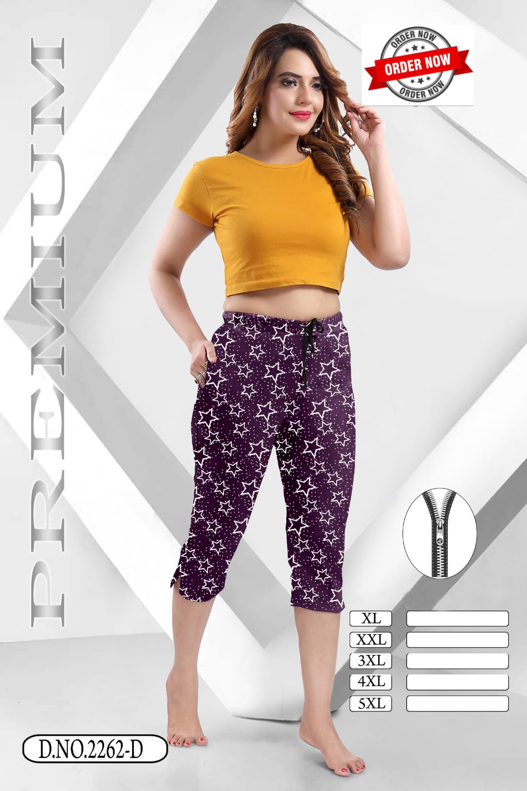 Summer Special Vol At 2262 Hosiery Cotton Pocket Pant Collection